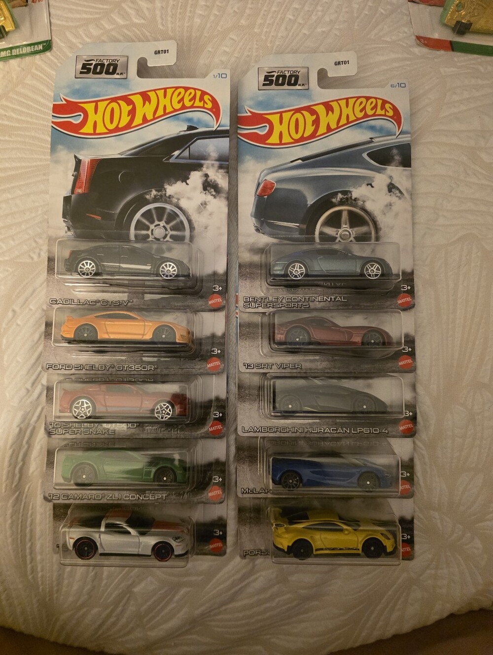2021 Hot Wheels Walmart Exclusive Factory 500 HP Complete Set Of 10
